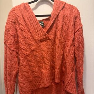 American Eagle Cable Knit Hoodie